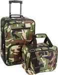 Combination Lock Softside Upright EVA Trolley Luggage