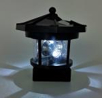 Waterproof 1.2V IP65 Garden Lighthouse Rotating Light