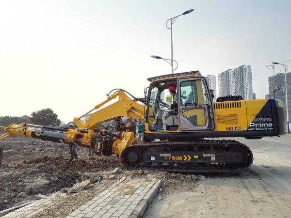 Pile Foundation Equipment , Hydraulic Rotary Piling Rig Max. Drilling Diameter