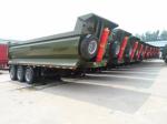 Steel 3 Axles 30ton Hydraulic Cylinder Dump Trailer Tripping Truck Cargo Semi