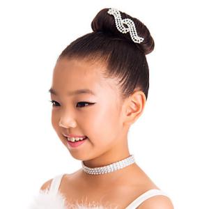 China Dramatic Crystal Beads 2-Curve Headpiece Dance Wear Accessories for Children and Adults factory
