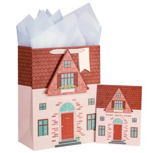 China Gravure Printing Glossy Square Bottom Cartoon Gift Shopping Paper Bags With Logo factory