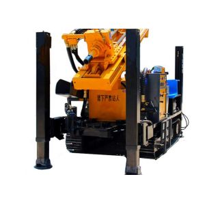 350 Meter Depth Crawler Land Drilling Machine With Diesel Power