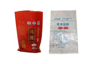 China 25KG PP Woven Packaging Bags With Coating , 10KG PP Woven Sugar Bag factory