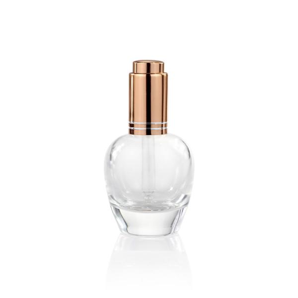 Hot Sale Customized Cosmetic Serum 30ml Dropper Bottle Glass Frosted Glass