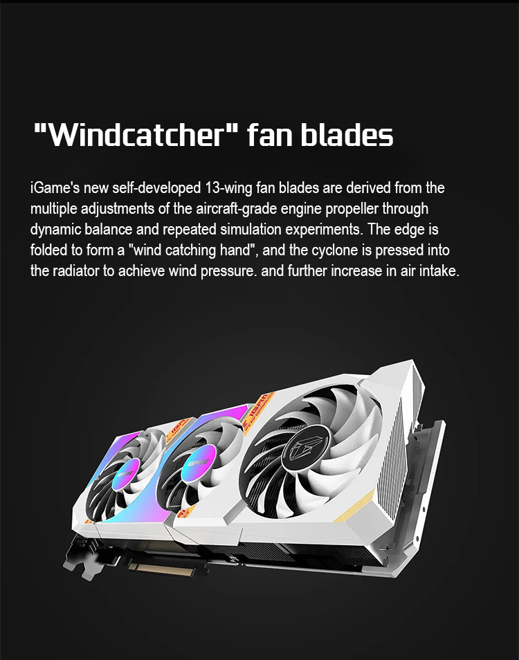 650W PC Gaming Graphics Cards IGame GeForce RTX 3070 Ultra W OC