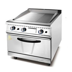 Adjustable Temperature Cooking Range System for Commercial Kitchen Operations