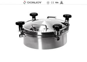 China DONJOY 300mm Round manhole Cover With Pressure Welded To The Tank factory