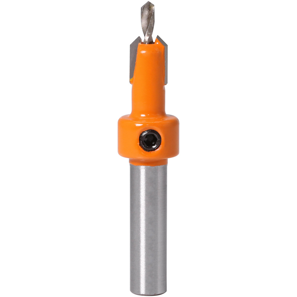 Wholesale 8 Shank Wood Countersink Router Drill Bit Woodworking Expanding Screw Hole Drilling Milling Cutter for Timber Plastic