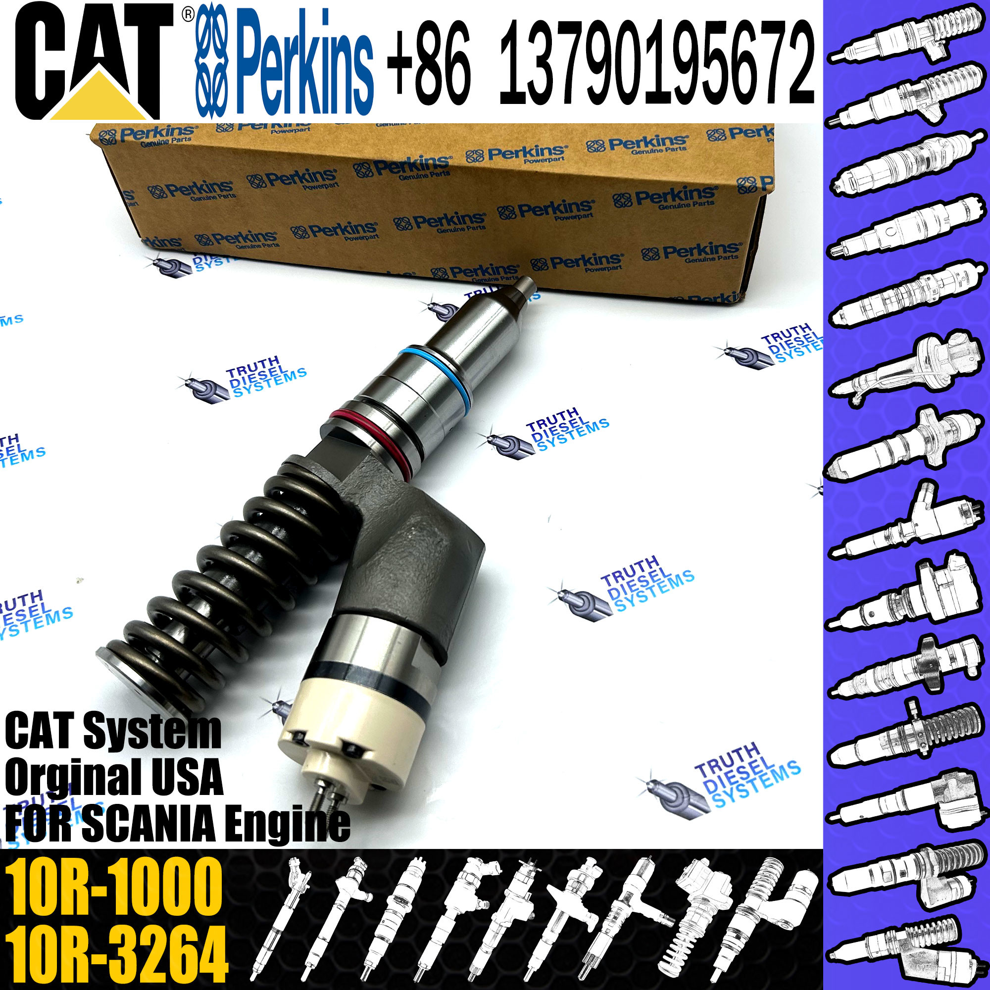 C15 Fuel Injector Assembly 211-3025 253-0615 374-0750 10R-1000 10R-3264 10R-7229 200-1117 229-5919 235-1400 235-1401
