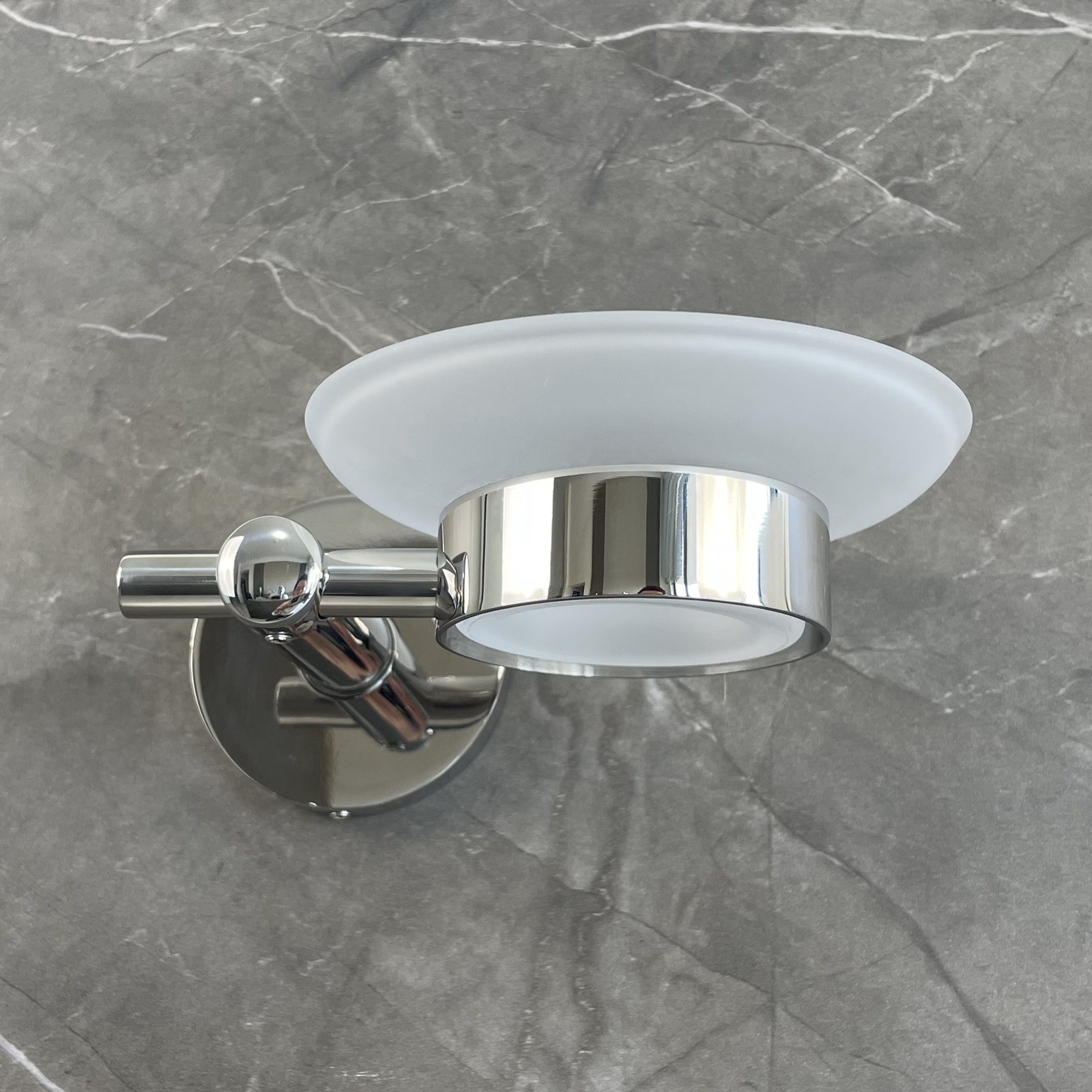 Shower Glass Soap Dish Holders Wall Mounted 304 Stainless Steel