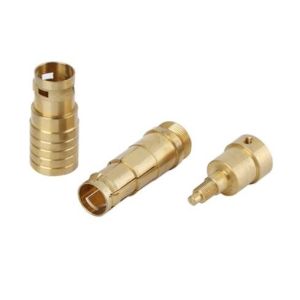 CNC Turning Furniture Hardware Parts , Electroplated Aluminum CNC Machining