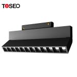 18w Magnetic Track Lights 4000K 5700K Pure Aluminium White / Black