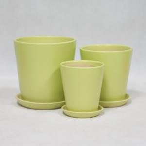 China Garden Glossy Ceramic Plant Holders For Effortless Indoor Decor factory