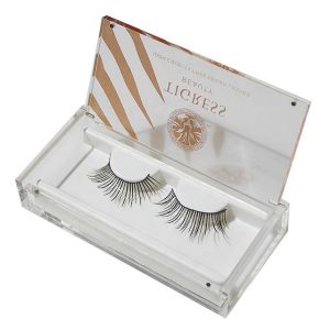 Lash Box Acrylic Display Case Custom Empty Packaging Magnetic Mink Clear