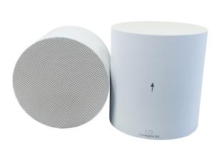 China Asymmetric DPF Substrate Ceramic Cordierite Diesel Particulate Filter factory