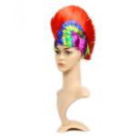 Football Game Cockscomb Wig 28*28cm Dacron Logo Customized Sports Supplies