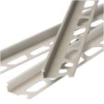 Square Edge Aluminium Tile Trim White Bathroom Tile Metal Corner Trim