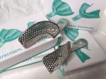 Top Grade Metal Impression Trays , Stainless Steel Dental Tray Compact Size
