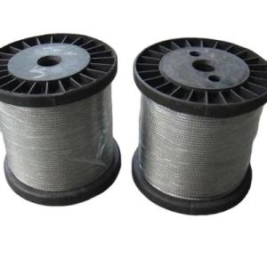 China 300m Coil 5mm Galvanized Wire Rope for Bunding 6*12 7FC Processing Service Bending factory