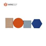 Soundproof Art decor Fabric Wrapped Acoustic Wall Panels 0.8 NRC Customizable