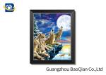 0.6mm PET + 157Gg Coated 3d Wolf Picture , Custom Lenticular Printing