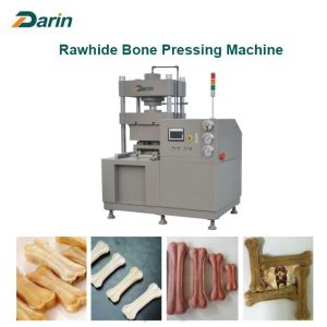 China PLC Beef Skin Dog Bone Making Machine With Touch Screen on sale