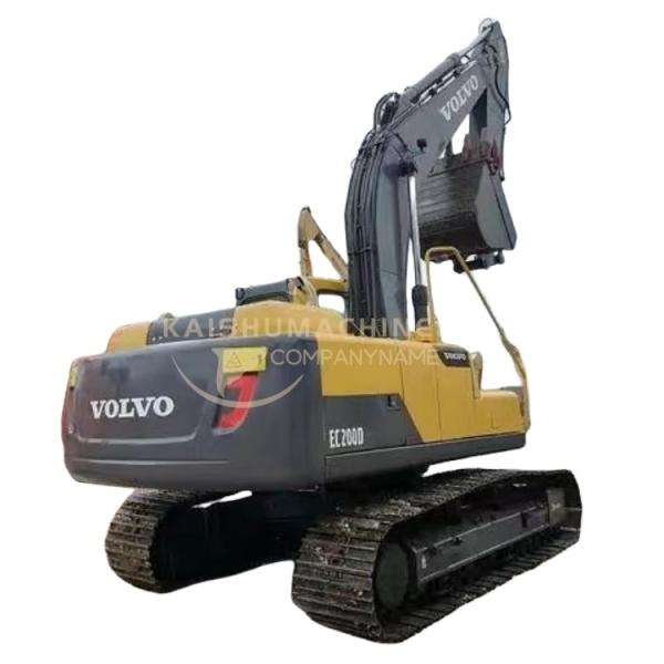 Korean Manufactured 20 Ton Volvo200 Excavator with 0.85 m3 Bucket Capacity in