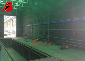 China Drive Throught Sandblasting Room To Clear Rust factory
