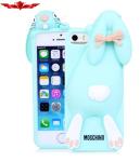 Rabbit Silicone Iphone 4 4S 5 5S Cases Multi Color Gift Box Provided