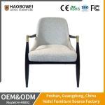 Wholesale Leisure Durable Solid Wood Fabric Home Lobby Hotel Furniture Factory