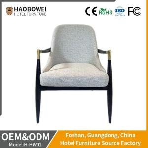 China Wholesale Leisure Durable Solid Wood Fabric Home Lobby Hotel Furniture Factory Chair factory