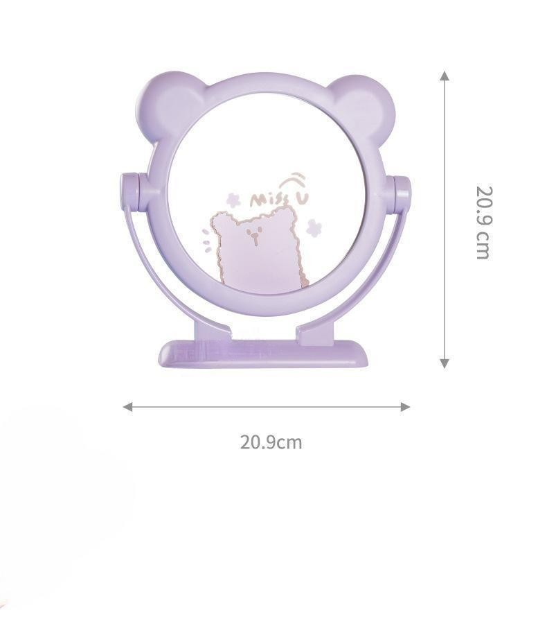 Modern Standing Desktop Vanity Portable Makeup Mirror for Yea Processing Customization
