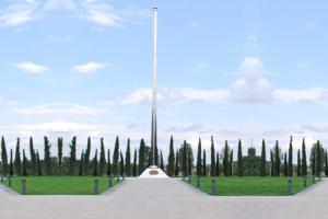 China High Precision Stainless Steel Flag Pole With 360 Degree Downwind Ball Crown Technology factory