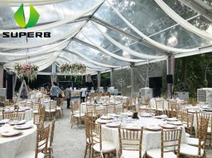 China Clear Wedding 10m To 60m Aluminum Frame Tents Different Color For Choosing factory