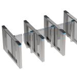 Access Control Manual Swing Pedestrian Turnstile Gate 60HZ For Bus Station