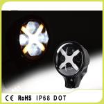 Alluminum Alloy 60W IP68 Round Style Amber / White / Green Jeep Wrangler