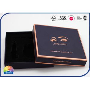 Customized Gold Hot Stamping Paper Package Box With EVA Insert