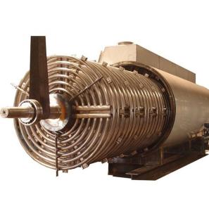 China Poultry Waste Rendering Plant / Horizontal Tube Coil Dryer For Chicken Blood Meal factory