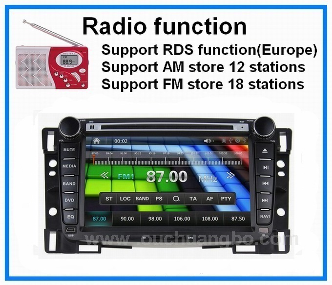 Chevrolet New Sail 2013 car dvd player with gps navigation iPod bluetooth OCB-8636