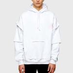 GRS 50 Cotton 50 Polyester Unisex Plain Hoodies Printed For Jogging Running