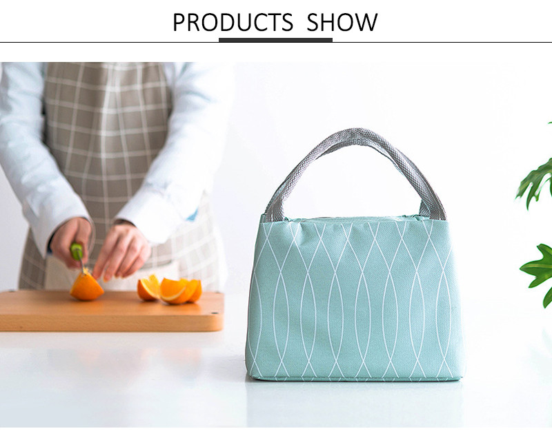 ODM Water Resistant D14cm Insulated Lunch Tote For Women