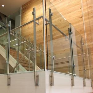 China Moden design Aluminum Balcony 6005 6060 Vertical Wire Balustrade factory