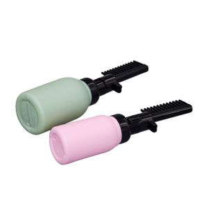 PE Hair Dye Foam Pump Bottle With Comb 50ml 100ml