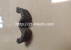 China Special Shaped W Shape Knitted Wire Mesh Gasket Stainless Steel 0.11mm factory