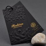Hot Stamping Varnishing Pantone Personalized Hang Tag For Clothes