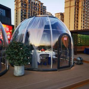 China PC Dome House Tent Aluminium Luxury Bubble Tents For Outdoor Camping factory