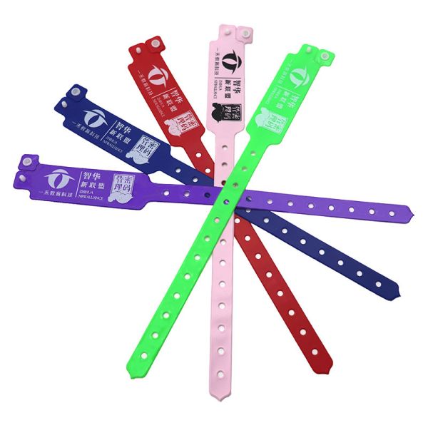 China Customized Irregular Shape PVC Wristbands for Events factory