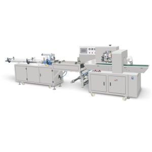 One Row Counting And Packaging Machine For Disposable Plastic Cups Full