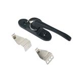 SUS 201 Crescent Lock For Windows , aluminium window sliding lock Powder Spray